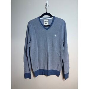 Westbrook‎ Goose Lake USA 2004 Mens Blue Textured V-Neck Sweater NWT Size S